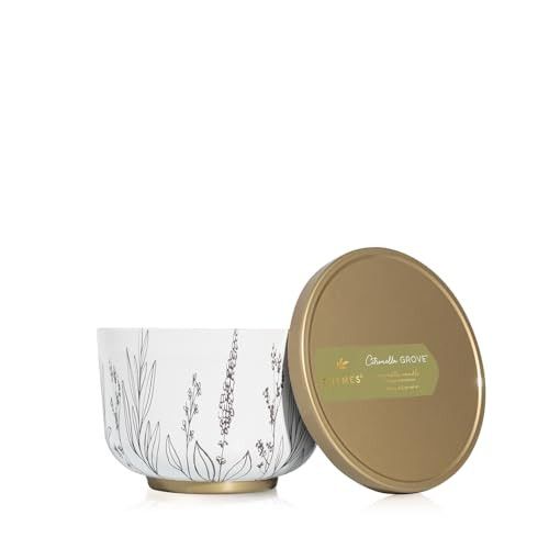 Thymes Jar Candle (6.5 Ounce (Pack of 1), Citronella Grove) | Amazon (US)