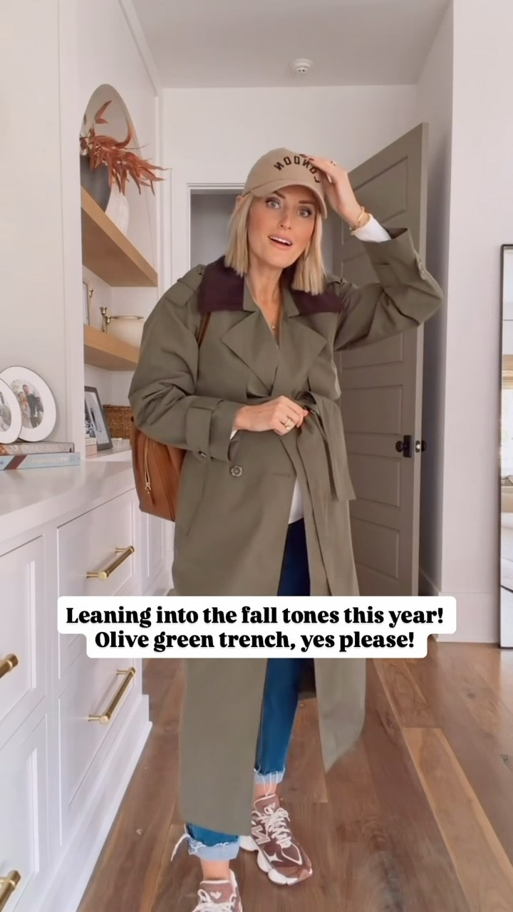 This olive green trench is selling fast! I love the contrast on the color with the brown! Such a pretty fall coat! Wearing an XS/25! Use code AFLOVERLY for an extra 15% off!

Loverly Grey, Abercrombie sale, cyber week, Black Friday sale, green trench coat, fall coat, trench coat, winter coat

#LTKSaleAlert #LTKCyberWeek