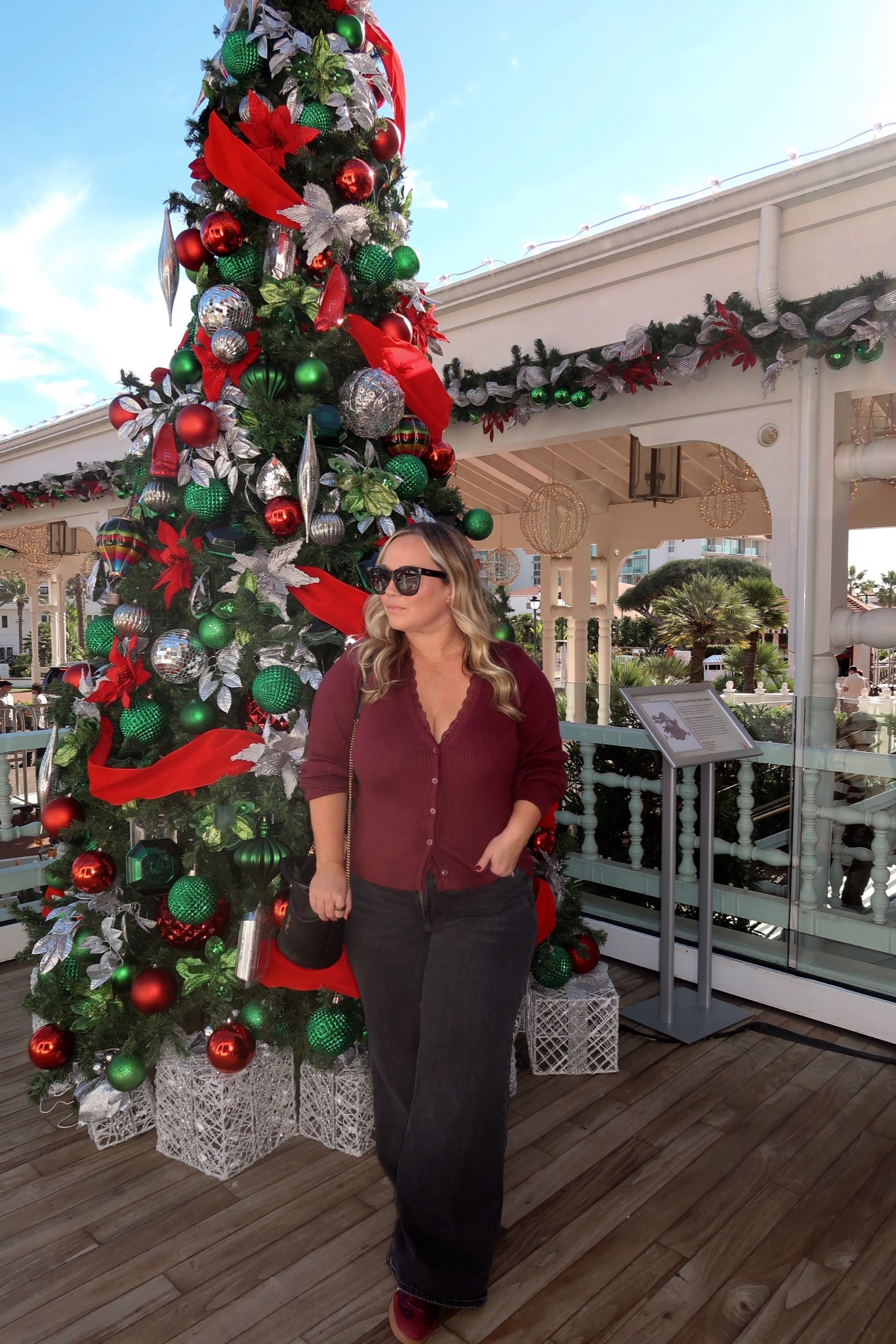 Everything + an Extra 15% off Select Styles-use code CYBERAF at checkout for an additional 15% off, which will stack on ALL promos!
Size XL in cardigan top Size 14 SHORT in jeans

Holiday style, holiday outfit, party dress, sequin dress, burgundy, cardigan top, NYE outfit, Christmas outfit, gifts for her, gift ideas, petite style, Black Friday, cyber Monday

#LTKMidsize #LTKCyberWeek #LTKHoliday