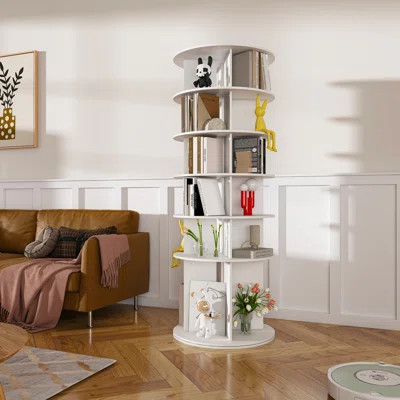 6-tier 360° Rotating Shoe Rack Tower – Holds 24 Pairs,free-standing Spinning Organizer With Elevated Base & Lazy Susan Design | Wayfair North America