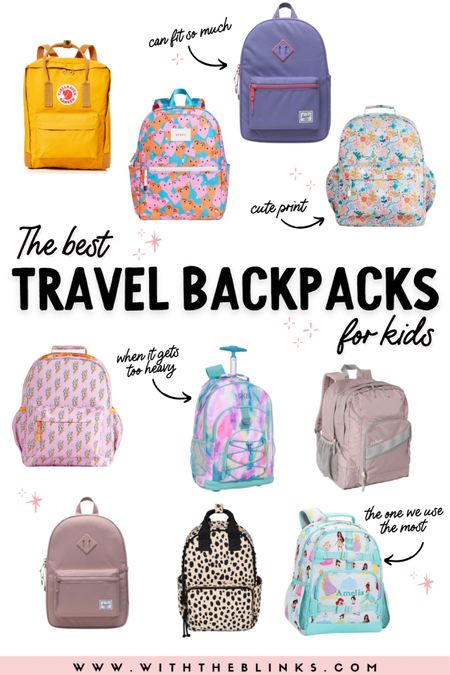 The best travel backpacks for kids. Travel. Minimalist travel. Vacation. Packing. Carryon. Resort. Travel with kids. Kid’s backpacks 

#LTKtravel #LTKfamily