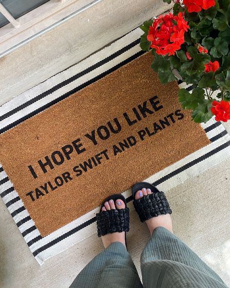 I hope you like Taylor Swift and plants 🪴 

Funny doormat, custom doormat, Taylor Swift, plant lover, gift ideas 

#LTKhome #LTKunder50 #LTKSeasonal
