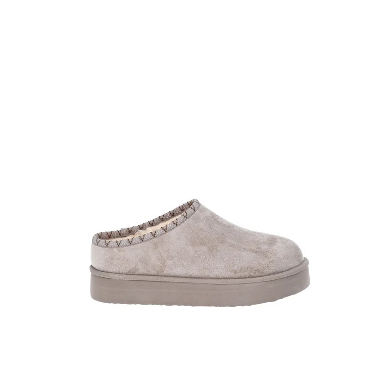 Pawz Women’s Platform Clog Slippers with Faux Fur Lining | Walmart (US)