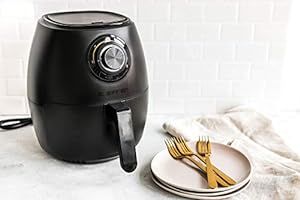Chefman TurboFry 3.6 Quart Air Fryer Oven w/ Dishwasher Safe Basket and Dual Control Temperature,... | Amazon (US)