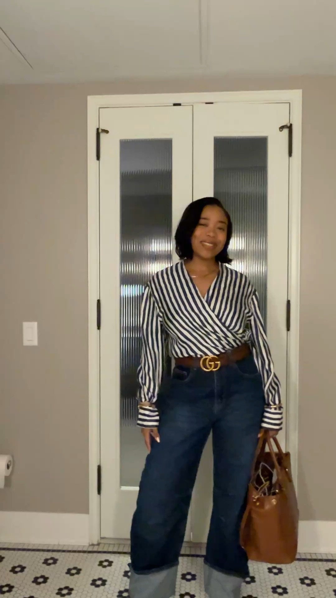 Obsessed with these cuffed barrel jeans from @ASOS!!

#LTKootd #LTKWorkwear