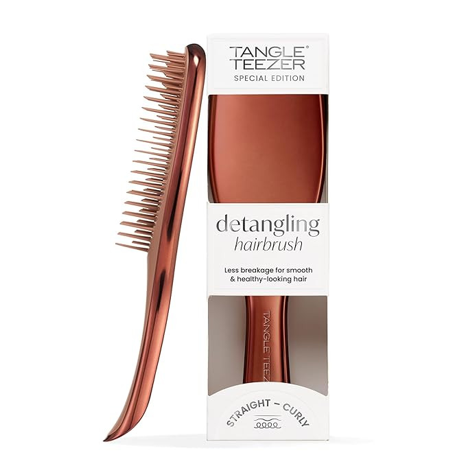 Tangle Teezer Chrome Ultimate Detangler Brush for Wet & Dry Hair, Eliminates Knots & Reduces Brea... | Amazon (US)