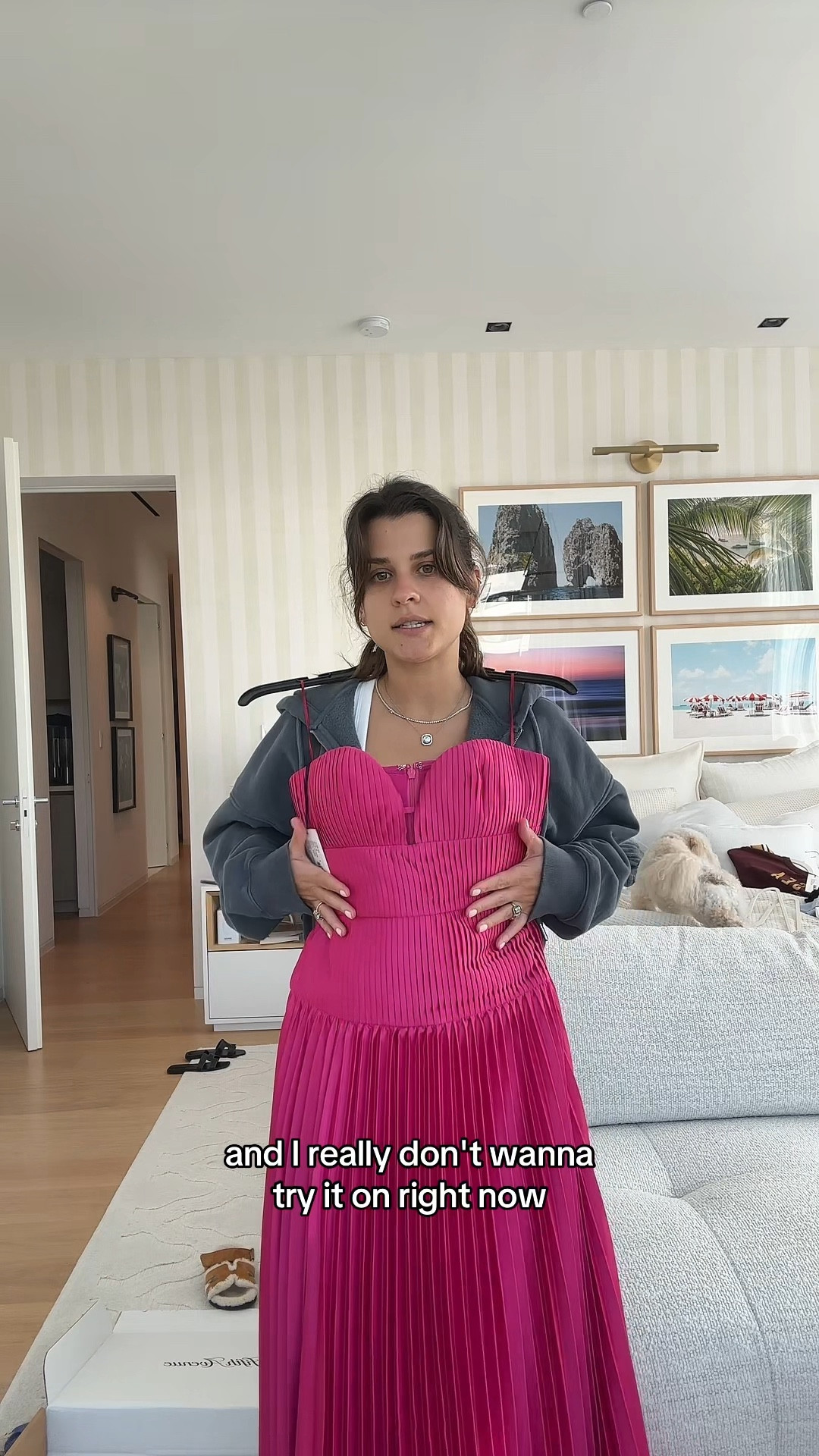 Continuing the search for a fuchsia bridesmaids dress for my friends wedding - ordered this from saks - it is by Amur & I want to say on sale ! Try on coming & many more fuchsia dresses !!! 

#LTKStyleTip #LTKSaleAlert #LTKWedding