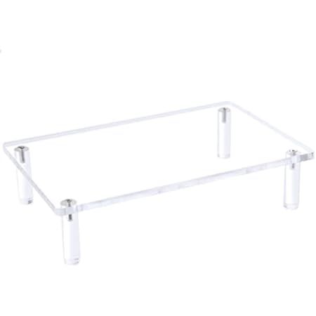 AQUIVER Acrylic Monitor Stand - 10mm Thickness Clear Platform - 14.5''(L) x 9''(W) x 3.4''(H) Ergono | Amazon (US)