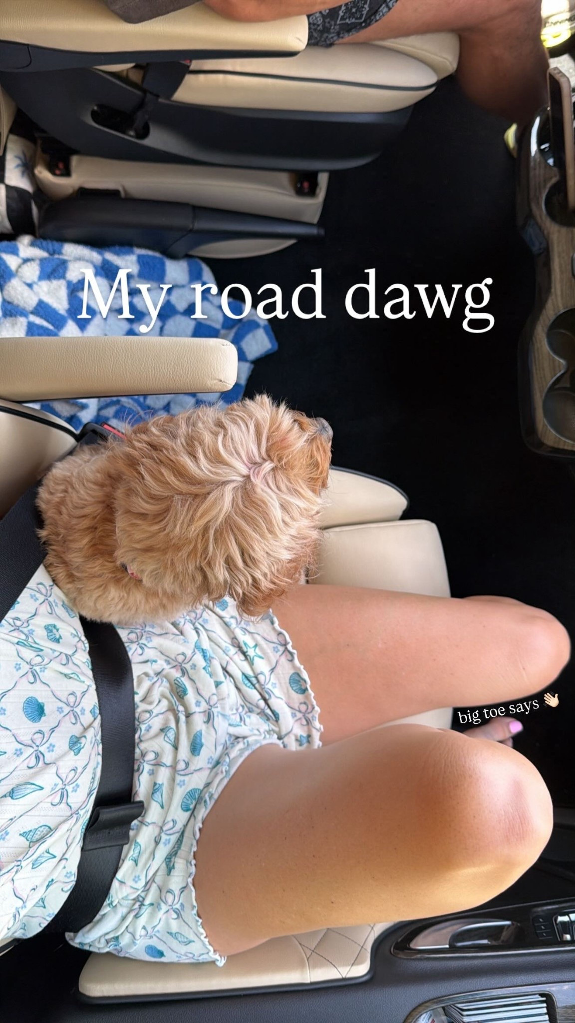 My road dawg big toe says 👋🏻