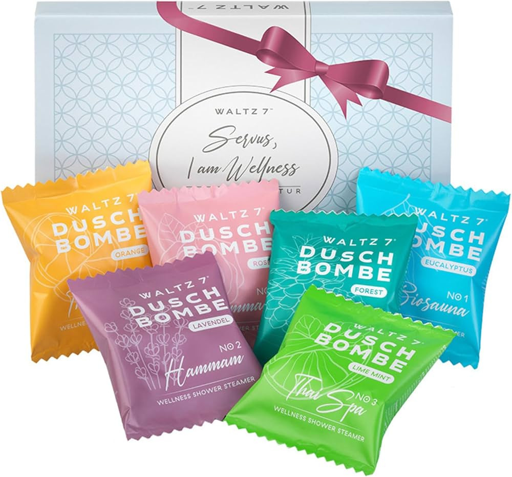 WALTZ 7 Bombe da Doccia Originali, 6 Pezzi con 6 Fragranze, Qualità dall'Europa, Pastiglie da Dc... | Amazon (IT)
