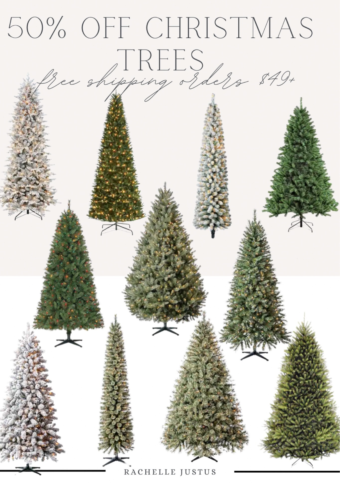 50% off all Christmas trees! Free shipping on orders over $49

#LTKsalealert #LTKHoliday #LTKSeasonal