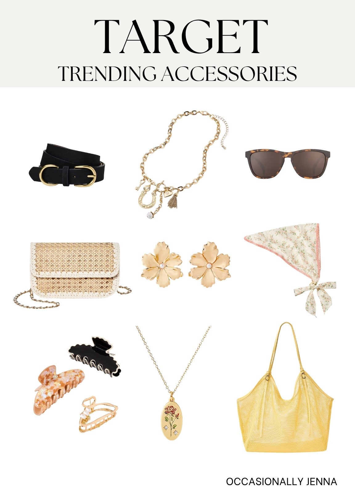 Trending accessories at Target that I’m loving for spring! 

#LTKSeasonal #LTKootd #LTKgrwm