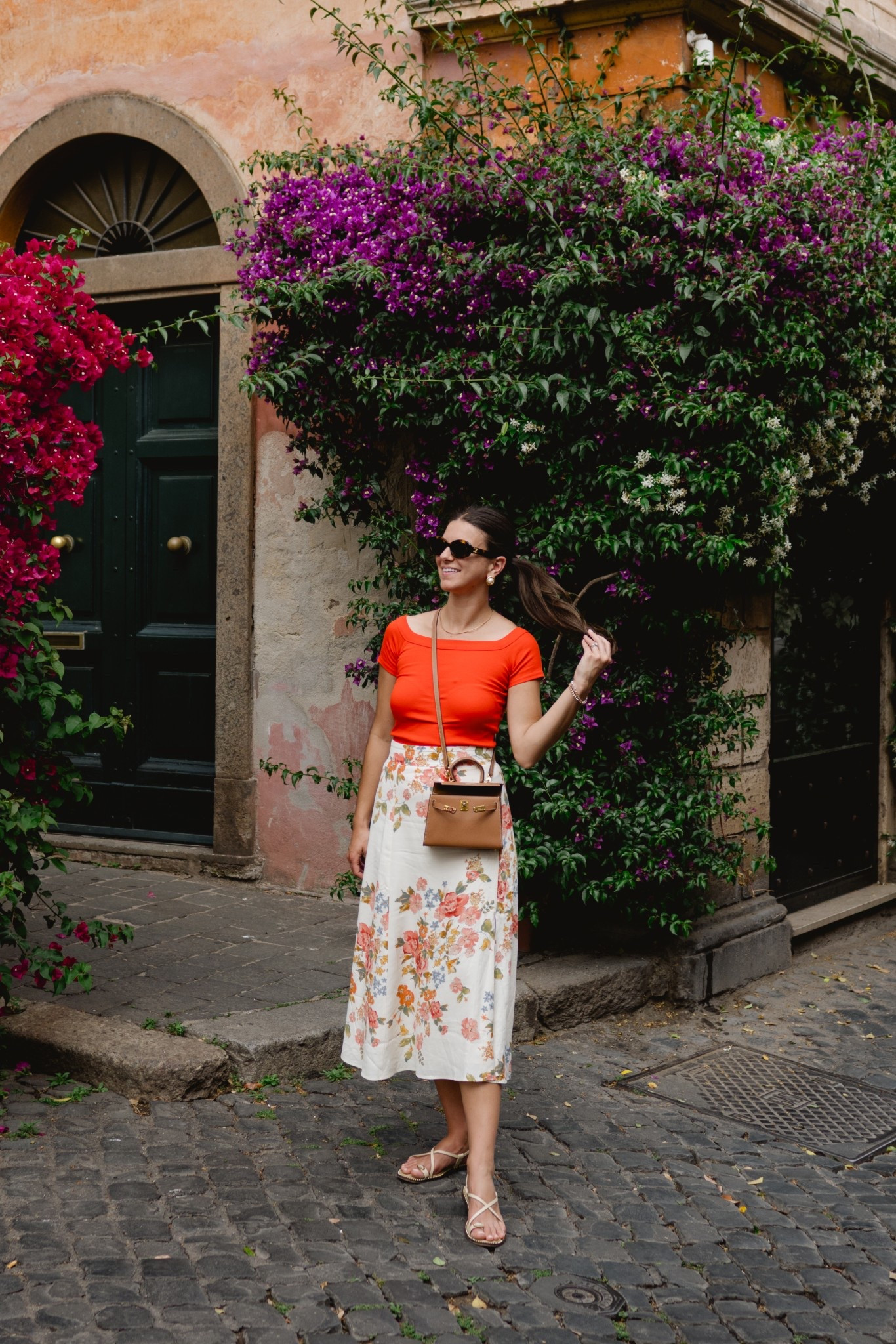 Love this Sezane outfit! Skirt is sold out but I linked others that I love! 