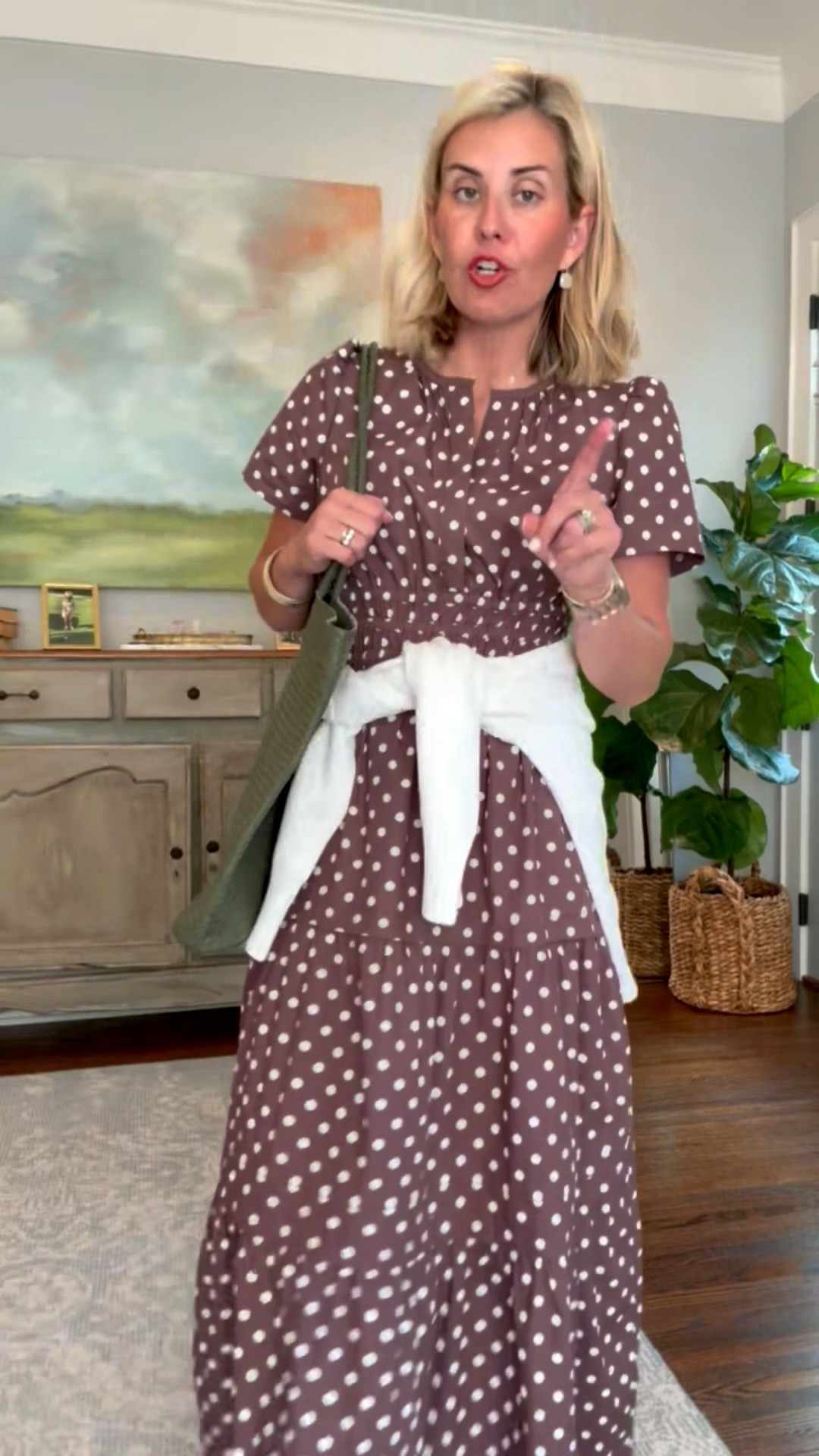 Here’s your permission to wear this dress anywhere & everywhere! Dress it up or dress it down, it’s a Yes! I’m wearing xs in dress & sweater, and 8 shoes. 

#LTKmomlife #LTKOver40 #LTKdayinmylife