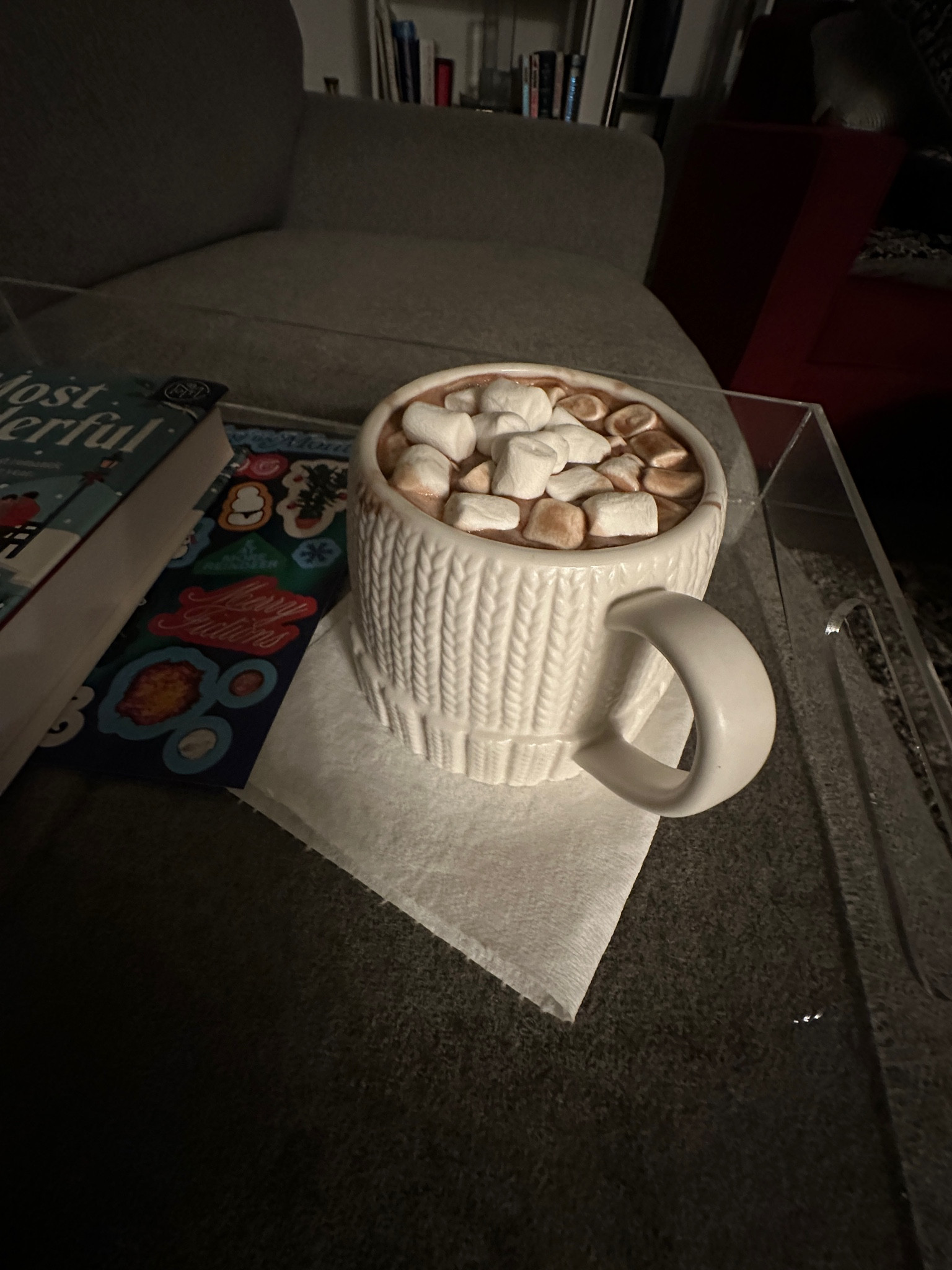 Cozy cocoa vibes ✨ this cable knit mug comes with a top that has the cutest little pom pom on it. (also available in red) 



#LTKSeasonal #LTKHome