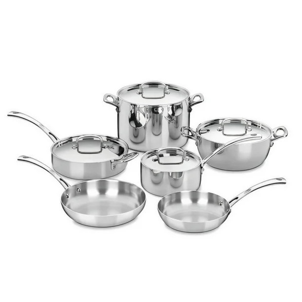 Cuisinart French Classic 10 Piece Set Cookware Set - Walmart.com | Walmart (US)