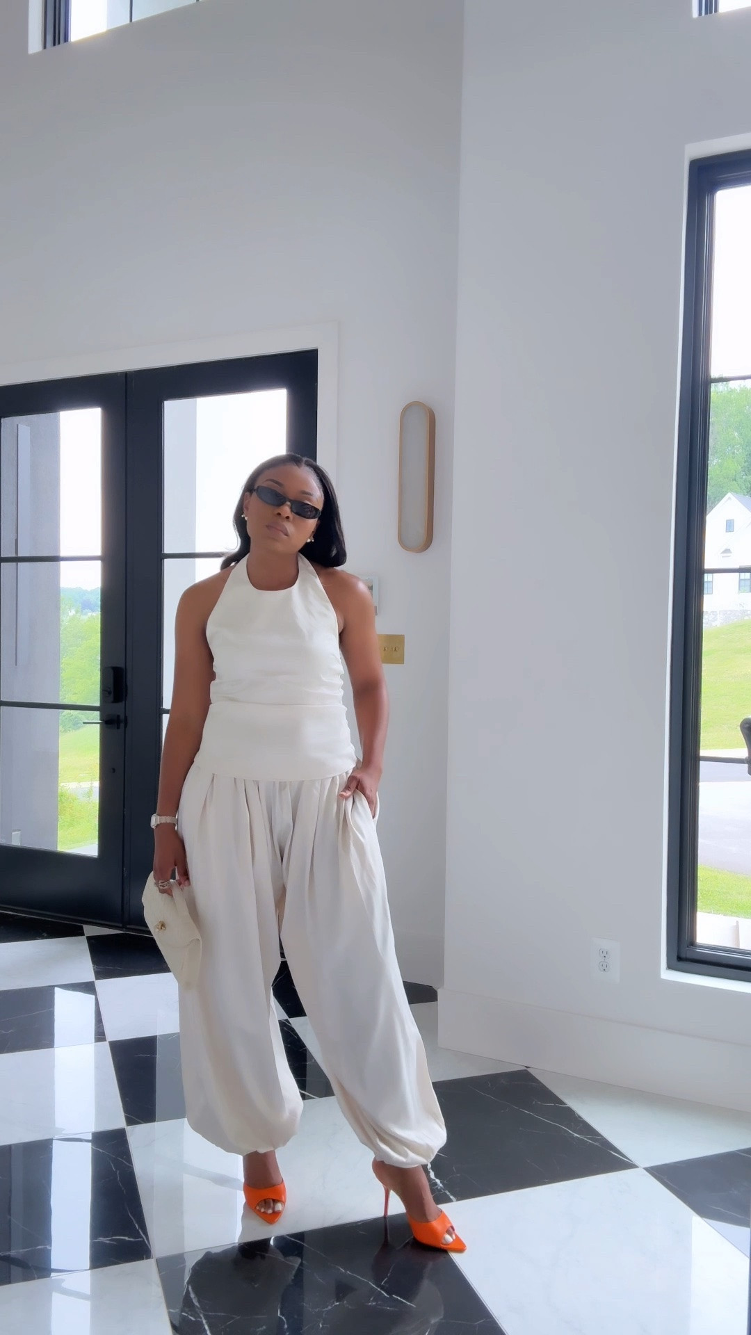 Balloon pants and top for graduation

Shoes are old by Gia Borghini

#LTKootd #LTKOver40