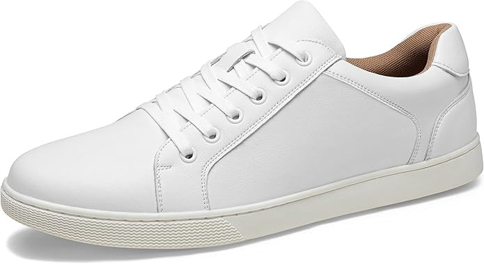 Jousen Men's Sneakers Leather Casual Shoes for Men Breathable Business Casual Sneaker Retro Fashi... | Amazon (US)