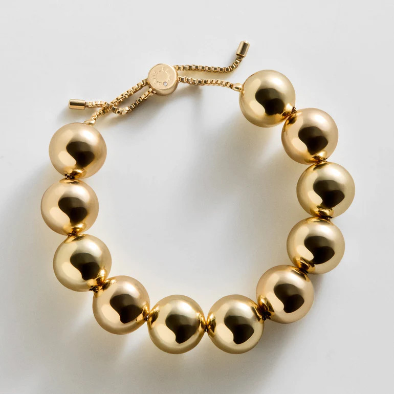 Jane Beaded Bracelet - Gold Bead | BaubleBar