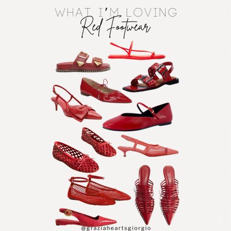 What I’m Loving - Red Footwear 
.
#redshoes #popofred

#LTKStyleTip #LTKSeasonal #LTKShoeCrush