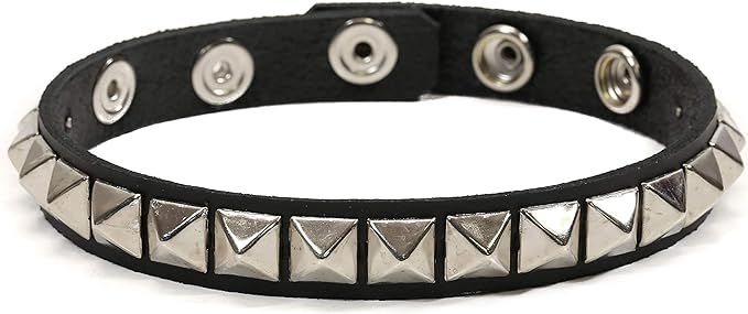 Studded Armband Armlet Fetish Queen Cosplay Punk Goth Rock Style 2 Sizes | Amazon (US)