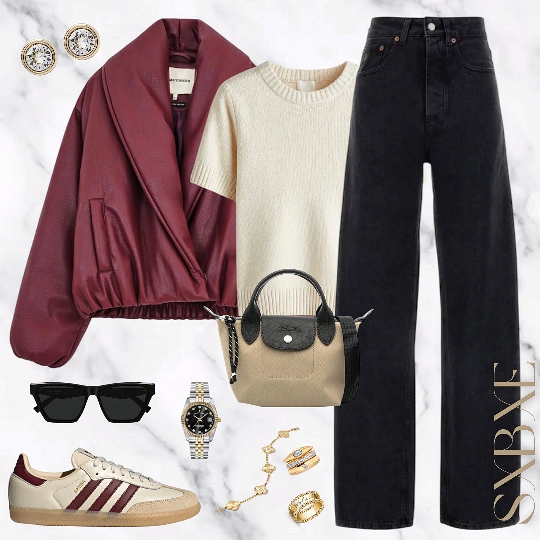 Casual weekend outfit ✨

Autumn outfit, burgundy jacket, jeans, jumper, accessories. 

#LTKstyletip #LTKautumn #LTKeurope