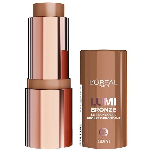 L'Oreal Paris Lumi Bronze Le Stick Soleil Bronzer Stick, Cream-To-Powder Bronzer For A Sunkissed Face Makeup Glow, 110 Toasted Sunlight | Amazon (US)