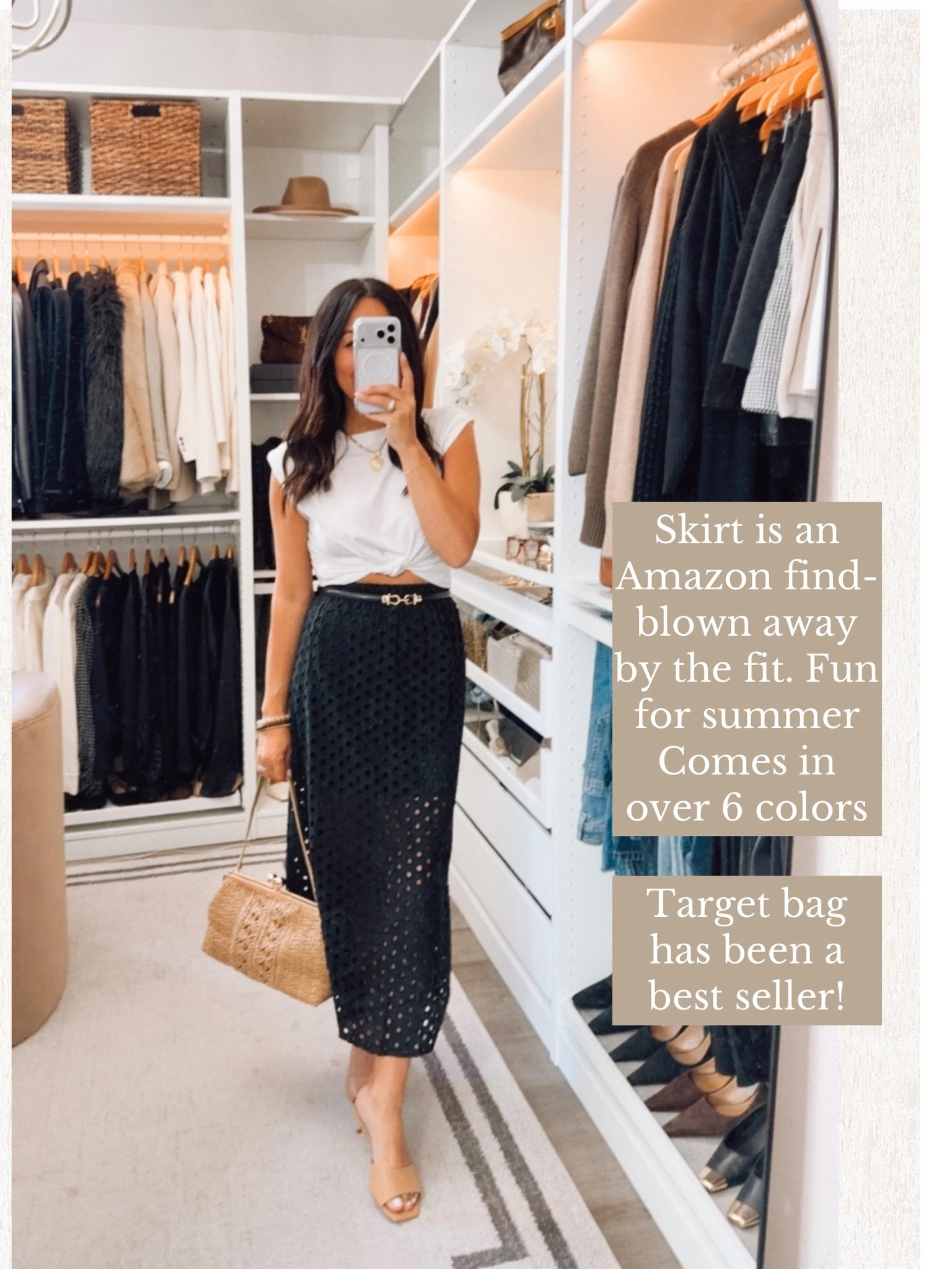 Amazon finds!  Wearing a small in the skirt and tee

#LTKootd #LTKOver40 #LTKMidsize