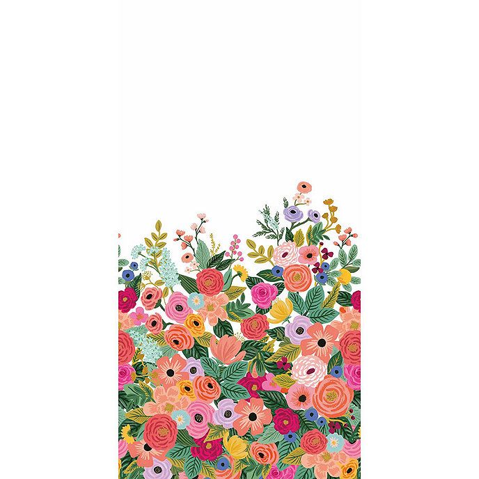 Rifle Paper Co. Floral Pop Mural Wallpaper | Ballard Designs, Inc.