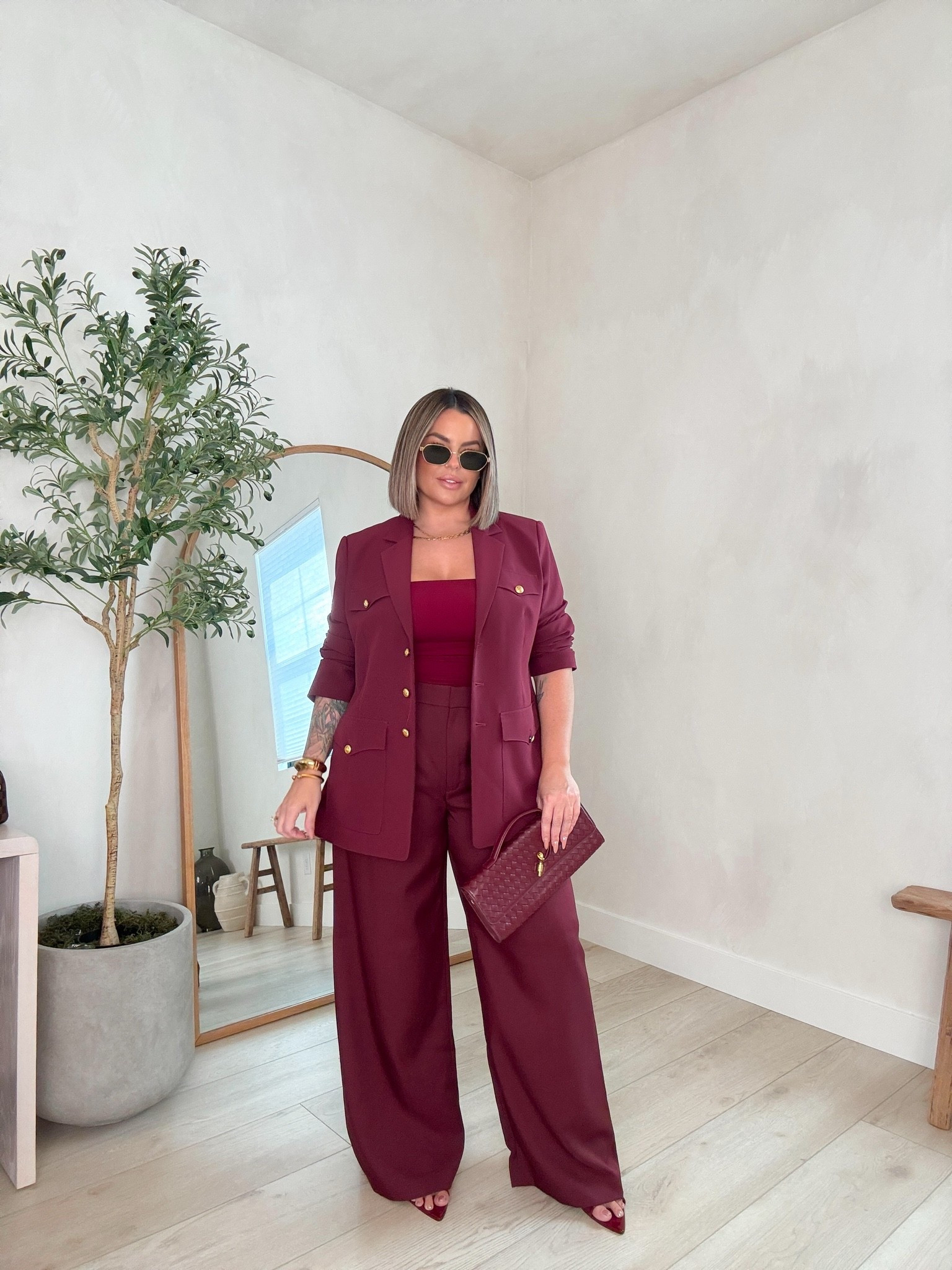 Last day of the express sale ! 
Blazer L 
Pants 12 L 
Top is naked wardrobe can’t link here