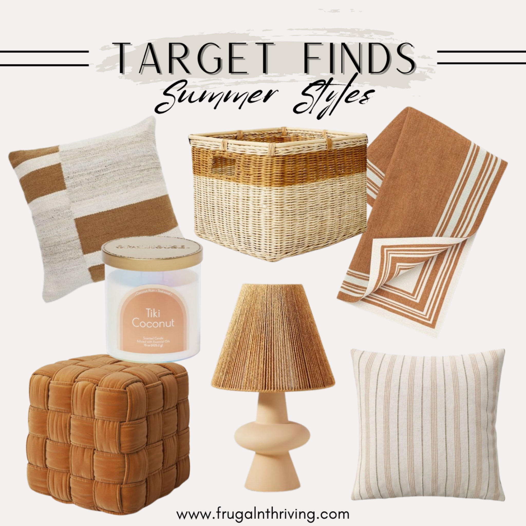 These neutrals are great for a breezy summer look. The best part is you can use them throughout the year, adding pops of seasonal colors when the weather changes to get the most use out of them

#LTKHome