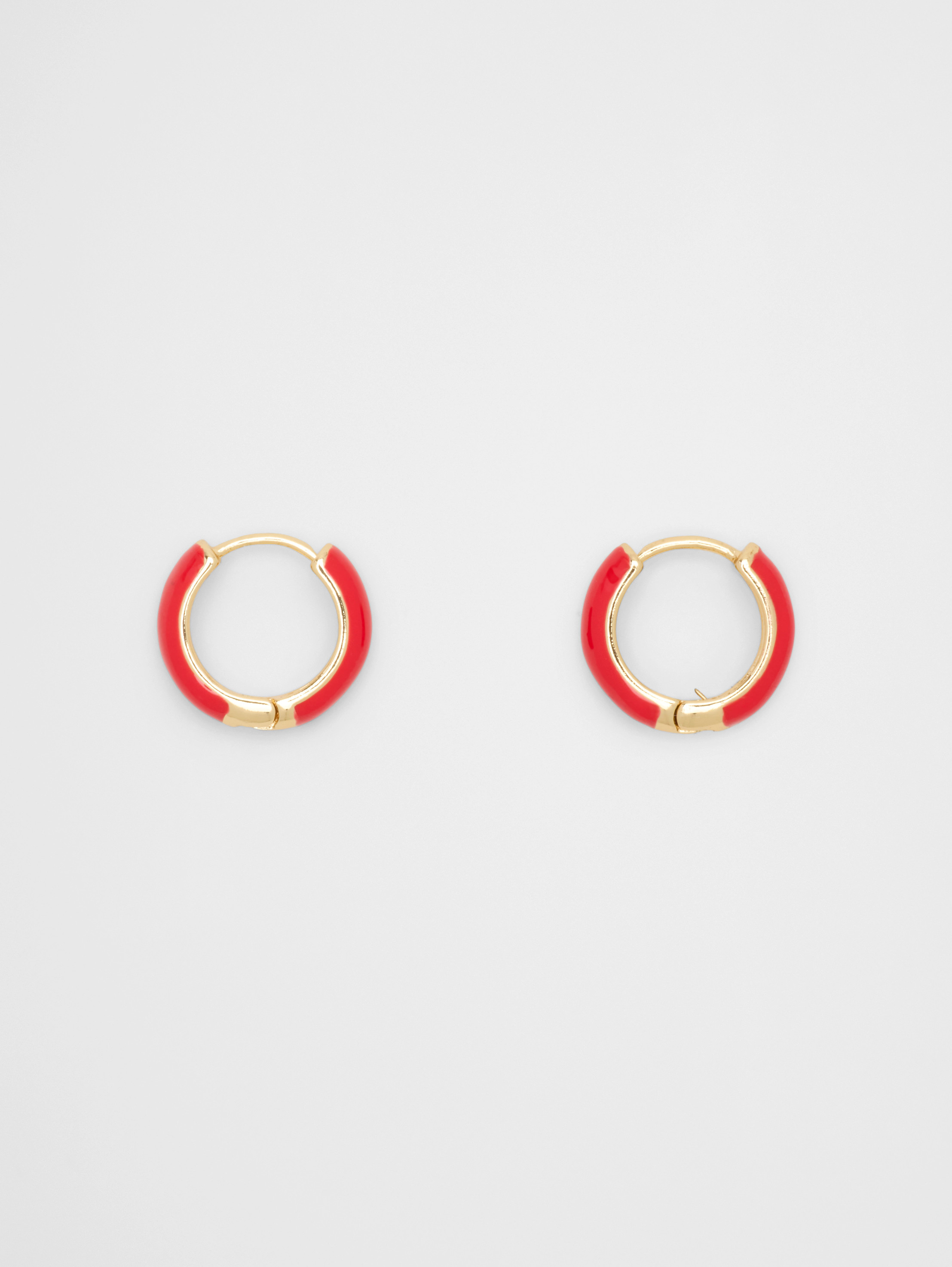 Enamel Huggie Earrings | Banana Republic Factory