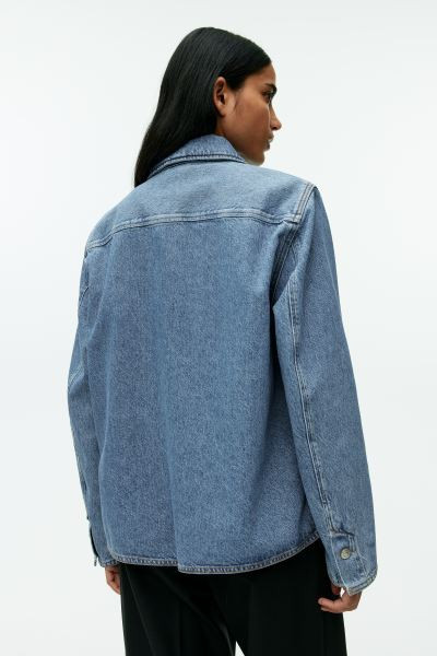 Denim Shirt - Blue - Ladies | H&M GB | H&M (UK, MY, IN, SG, PH, TW, HK)