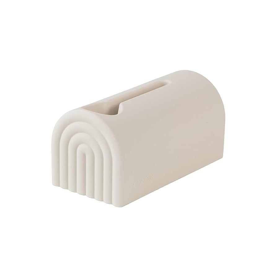 mushie Bath Spout Cover | Soft Silicone Bathtub Faucet Safety Guard for Kids | Universal Fit (Shi... | Amazon (US)