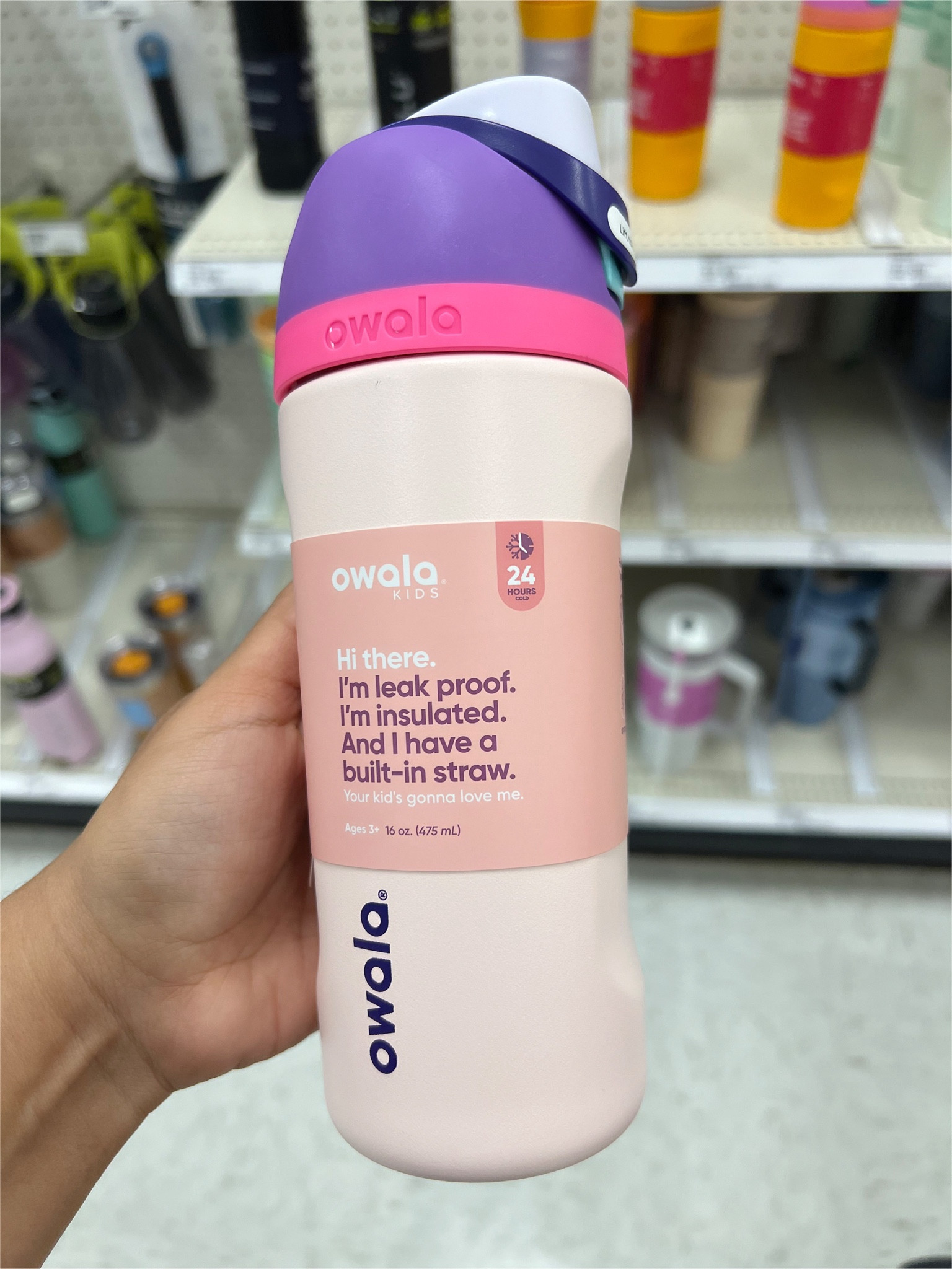 Owala 16oz Kids' FreeSip Stainless Steel Water Bottle ✨ $22.99 

4 Colors Available 

#toddler #kids #owala #target #targetfinds 

#LTKkids #LTKSeasonal #LTKGiftGuide