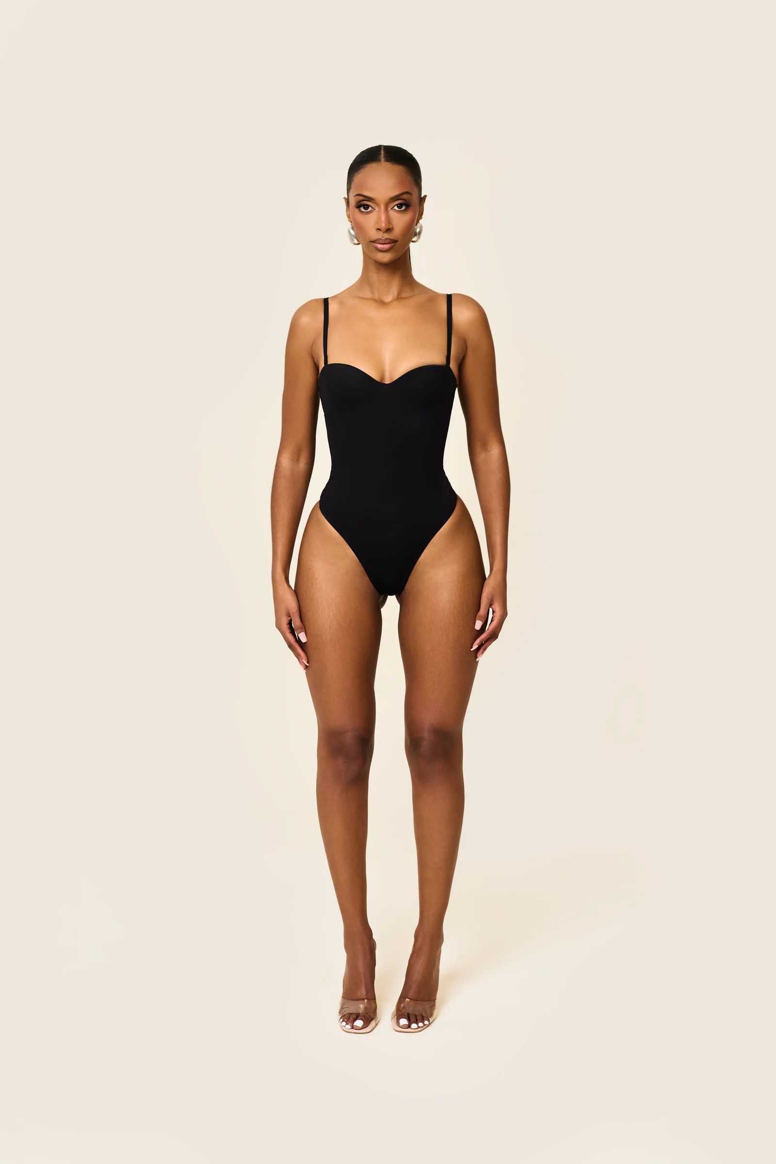 The Sculpt Bodysuit in Black | Mars The Label