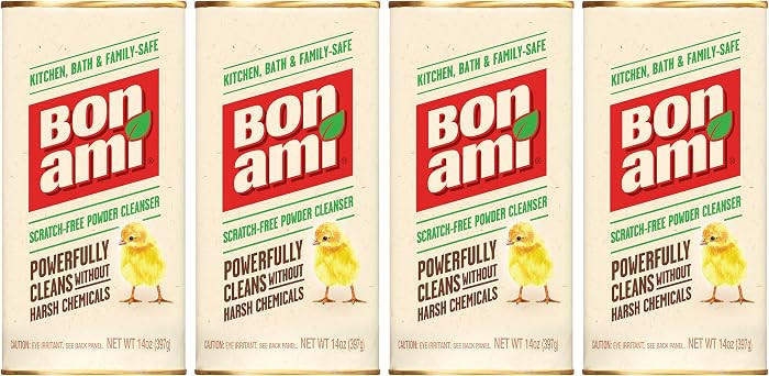 BON AMI Powder Cleanser for Kitchens & Bathrooms - All Types of Surfaces, Cleans Grime & Dirt, Po... | Amazon (US)