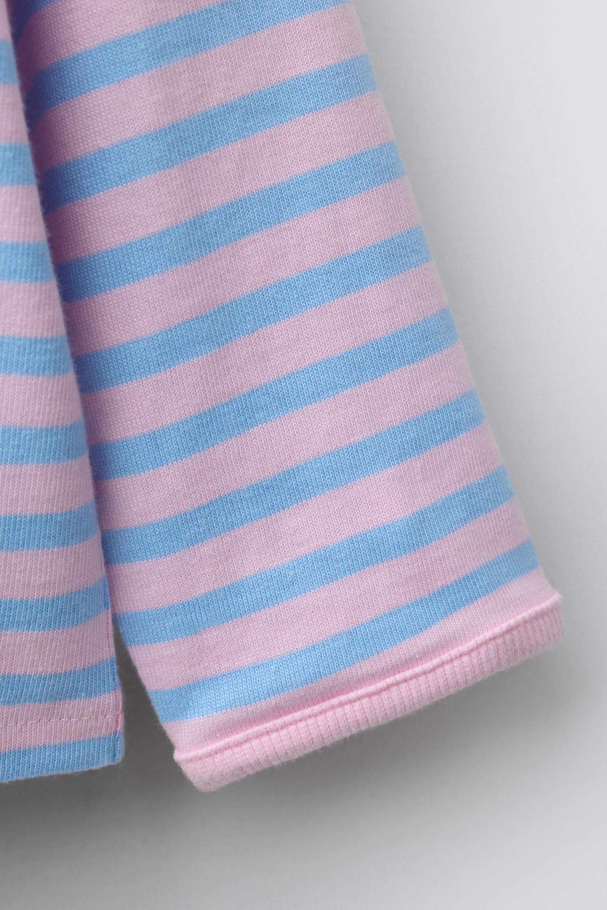 EMBROIDERED HEART STRIPED T-SHIRT | Zara US