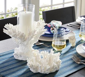 Coral Candleholders | Pottery Barn (US)