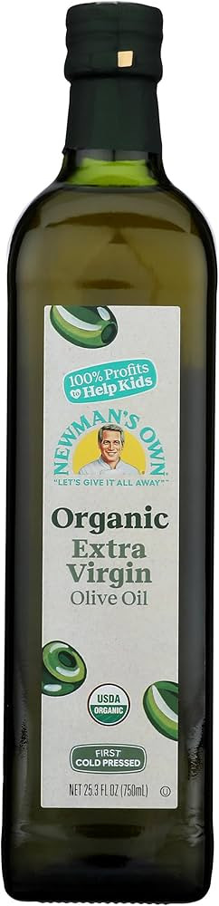 Newman's Own Organic Extra Virgin Olive Oil, 25.3 oz | Amazon (US)