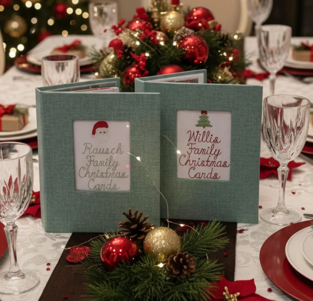 Custom Personalized Christmas Card Keepsake - Etsy | Etsy (US)