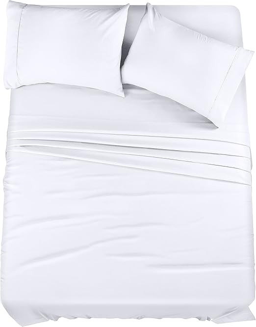 Utopia Bedding King Bed Sheets Set - 4 Piece Bedding - Brushed Microfiber - Shrinkage and Fade Re... | Amazon (US)