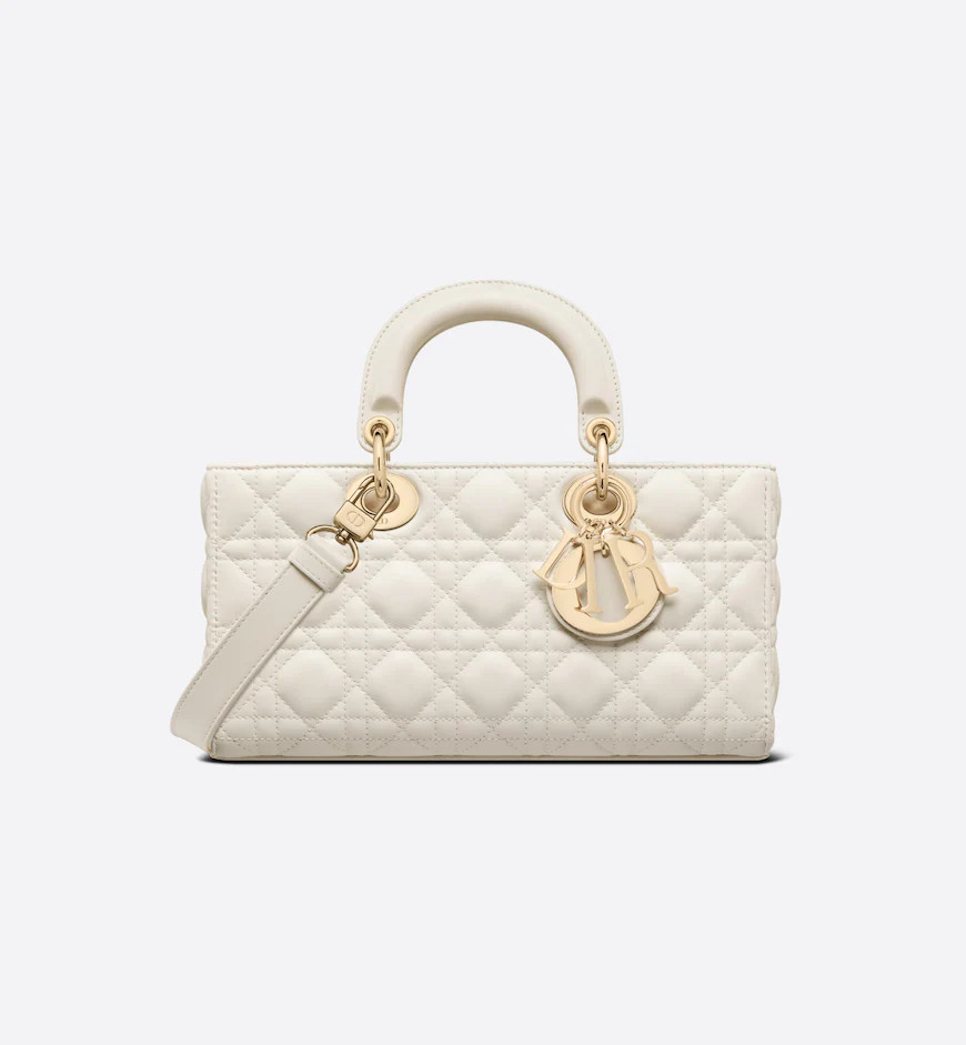Lady D-Joy Bag Latte Cannage Lambskin | DIOR | Dior Couture