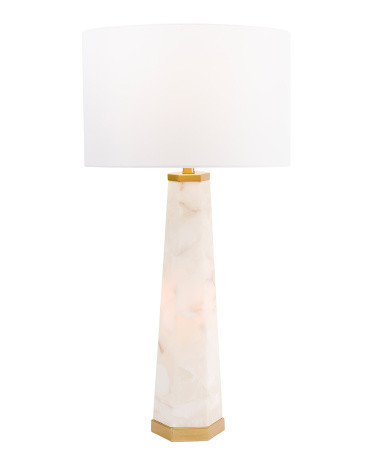 35in Alabaster Nightlight Base Table Lamp | TJ Maxx