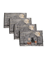 Set Of 4 Mackenzie Cat Sequnce Placemats | TJ Maxx