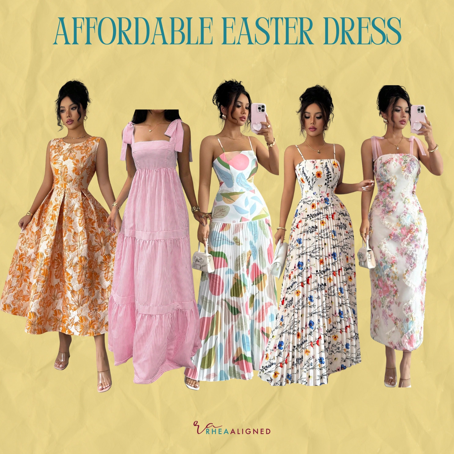 I'm not sure if Bridgerton has gotten to me, but a good, classic dress during the Spring is a must have in any wardrobe. 

#RheaAligned #LTKEaster #LTKSpring 

 #LTKSeasonal