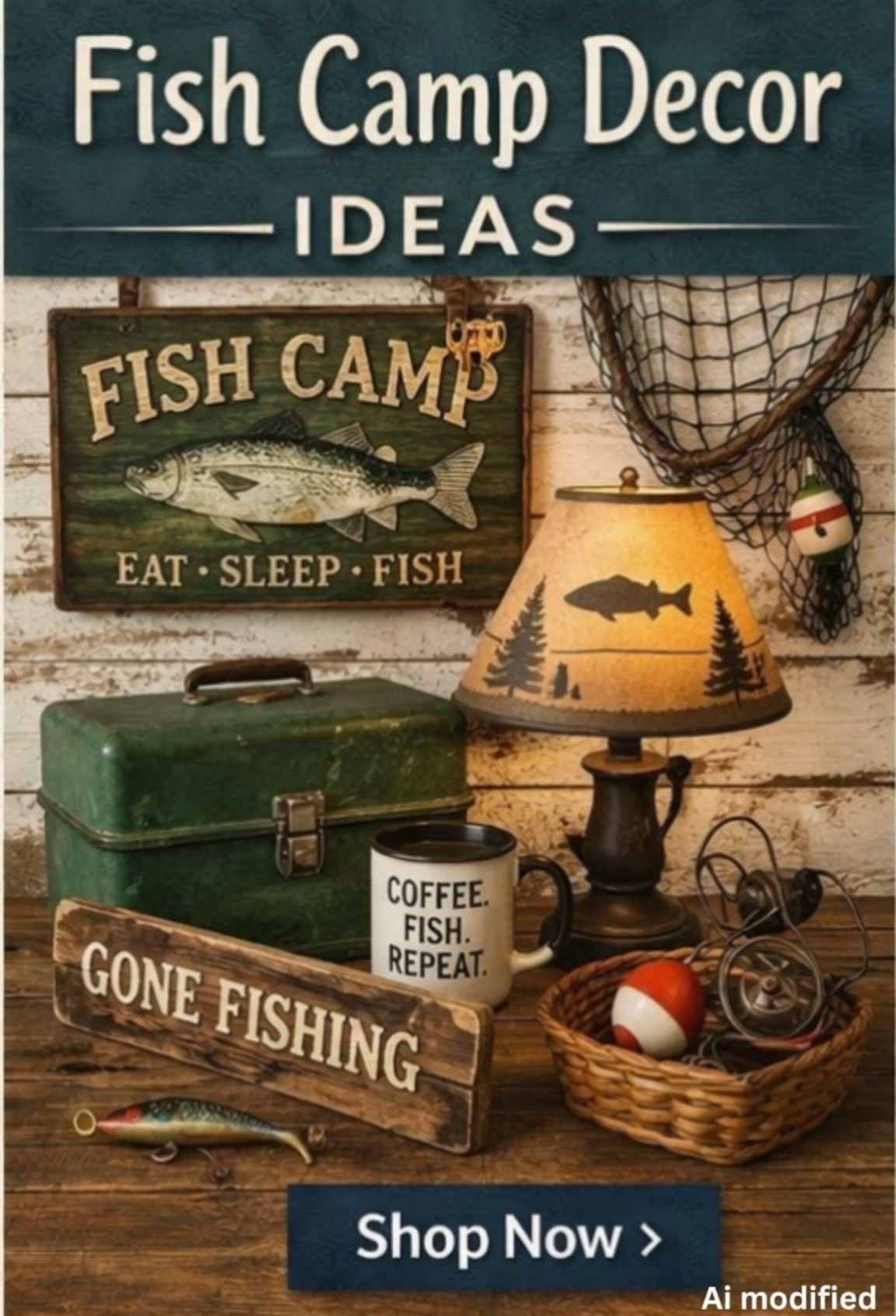 Fish Camp Decor Ideas 🎣 | Rustic Cabin + Lake House Fishing Style | Shop the Look| up North Lodge decor

#LTKmomlife #LTKHome #LTKTravel