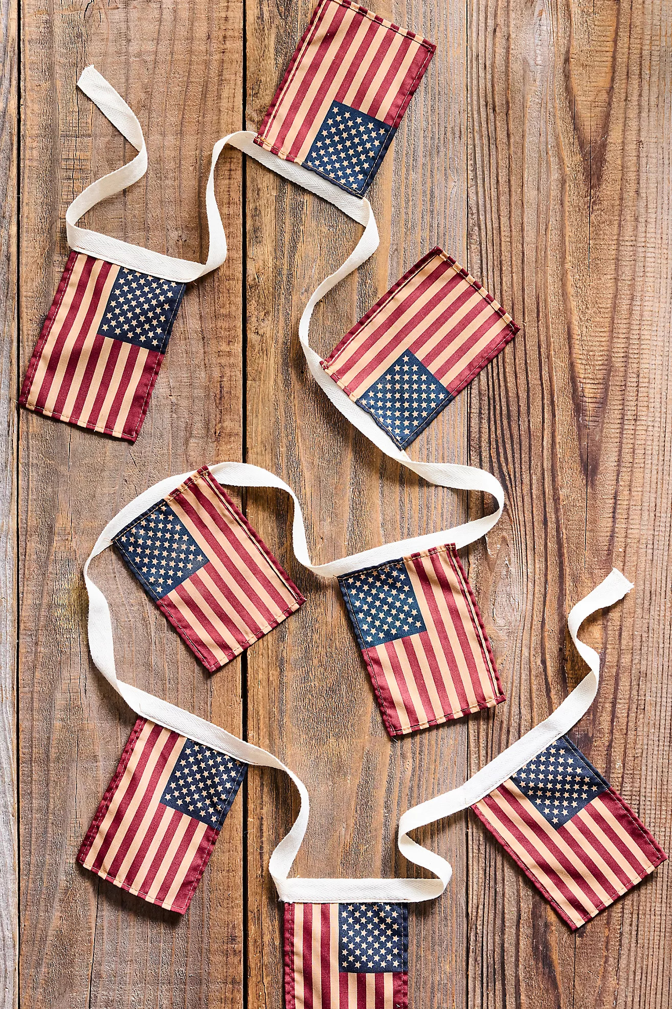 American Flags Cotton Garland | Anthropologie (US)