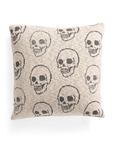 18x18 Skull Pillow | TJ Maxx