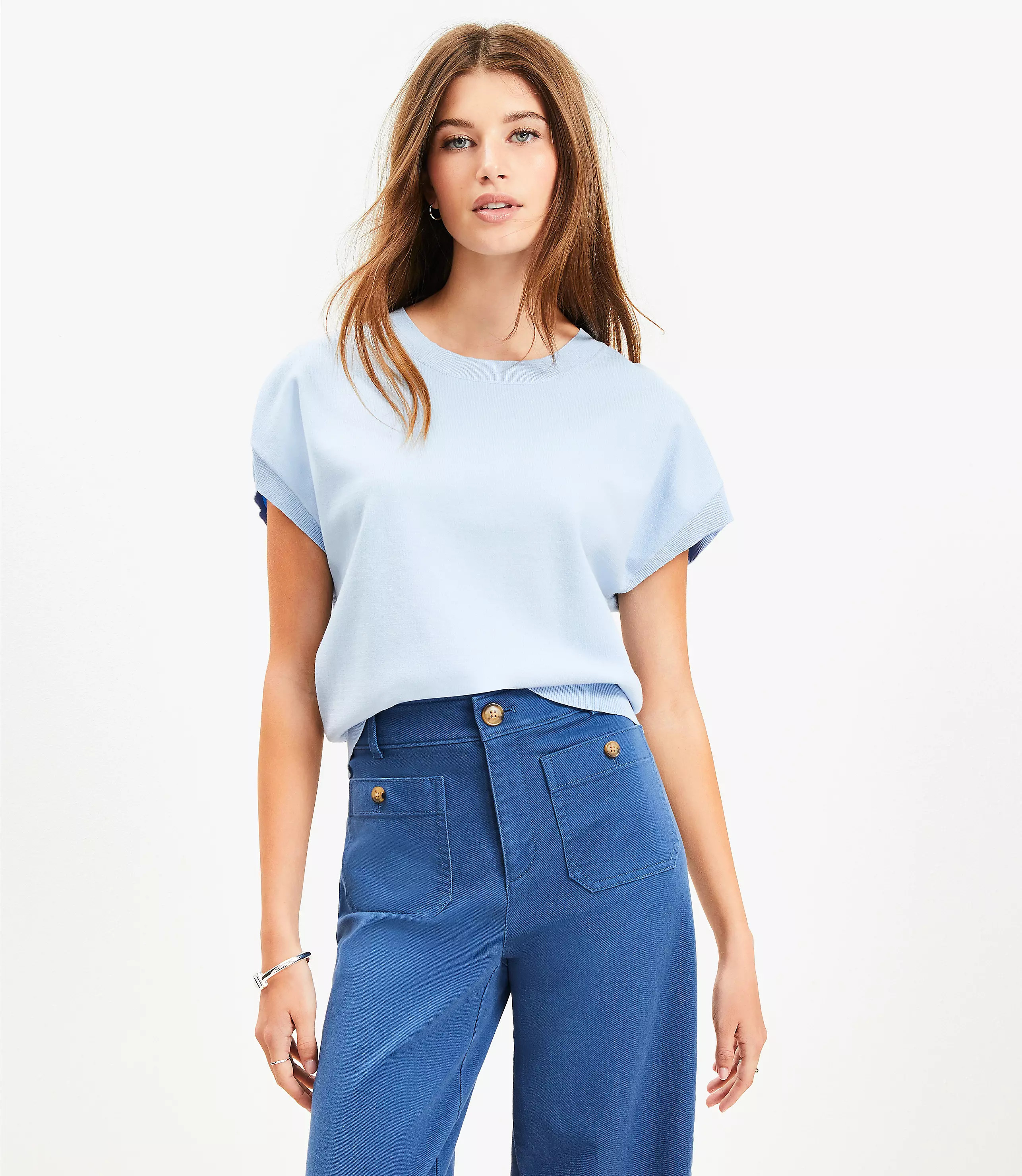 Refined Wedge Sweater Tee | LOFT